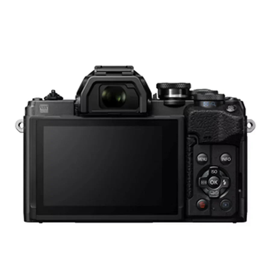 Olympus OM-D E-M10 Mark IV (negro) + M.Zuiko ED 14-42 mm f/3.5-5.6 EZ Pancake (negro)