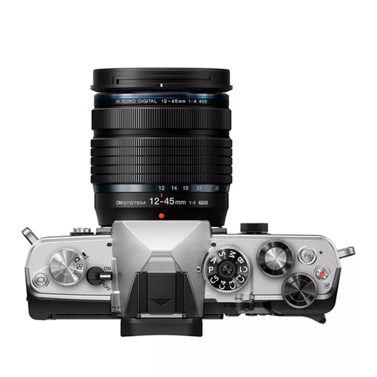 OM System OM-3 (Plateado) + M.Zuiko ED 12-45 mm f/4 PRO (Negro)